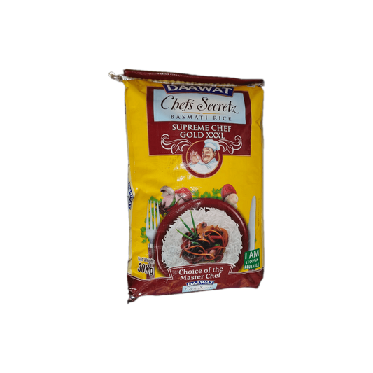 Daawat - Supreme Chef Gold XXXL Basmati (Biryani) Rice, 30 Kg