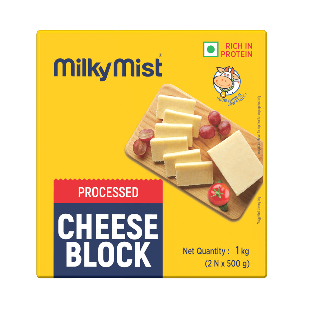 Milky Mist - Processed Cheese Block - 1 KG