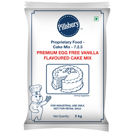Pills Bury - Premium Egg Free Vanilla Flavoured Cake Mix - 5 KG
