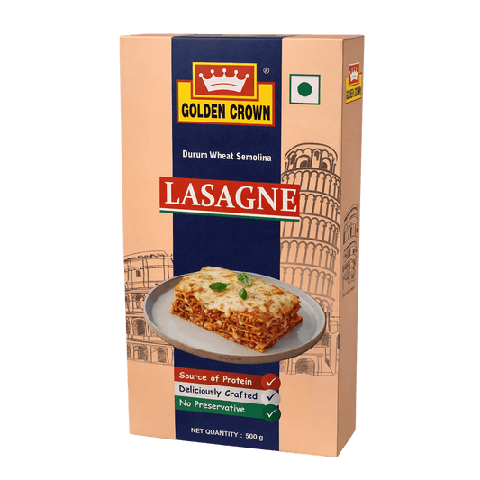 Golden Crown - Lasagne Pasta - 500 gm