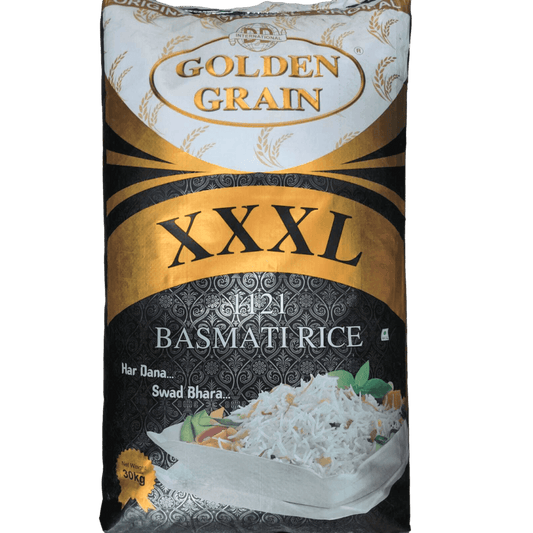 Golden Grain - XXXL 1121 Basmati (Biryani) Rice, 30 Kg