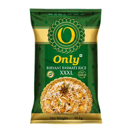 Only - Biryani XXXL Basmati (Biryani) Rice, 30 Kg