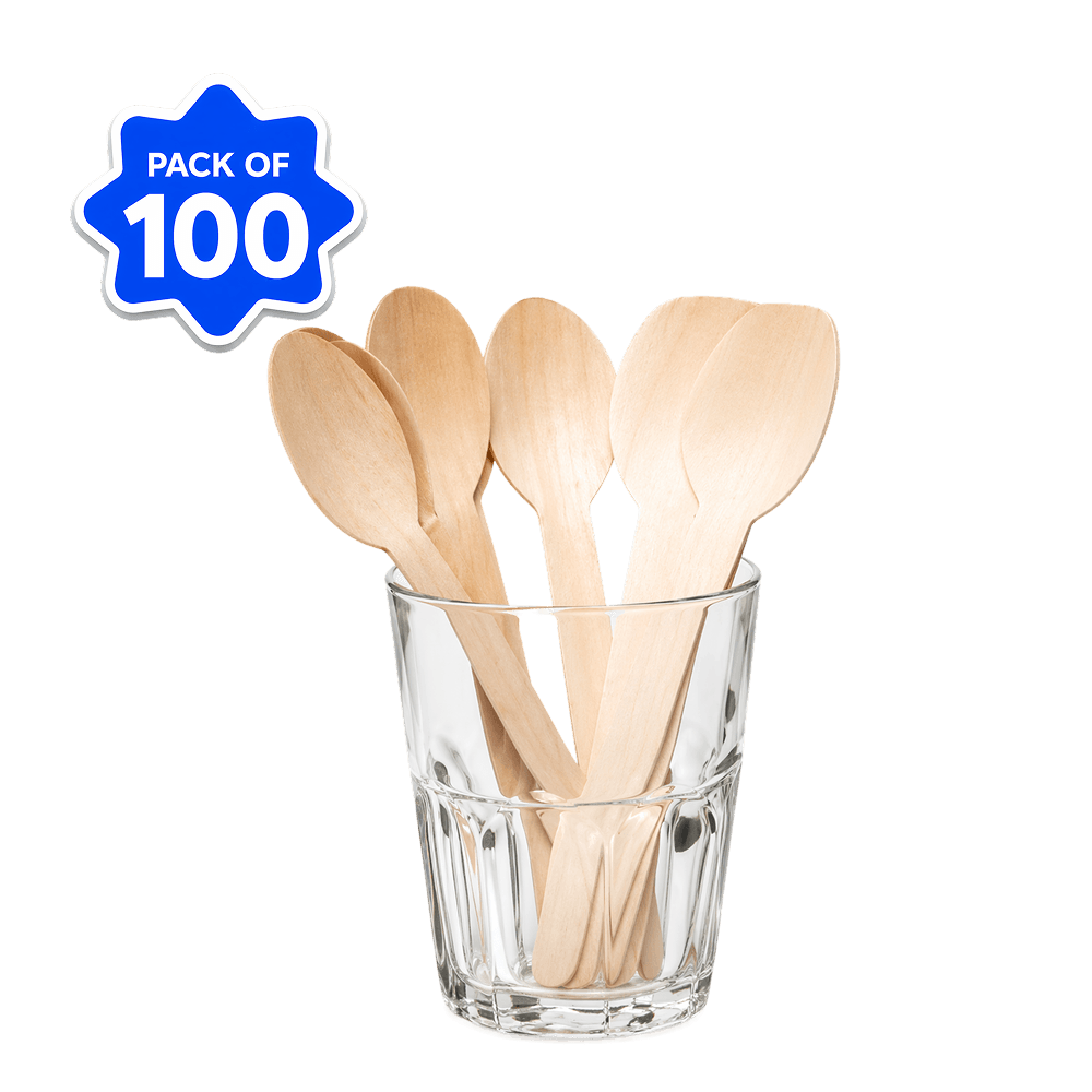 Wooden Spoon, 160 mm (Pack of 100)