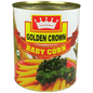 Golden Crown - Baby Corn (In-Brine) - 840-850 gm