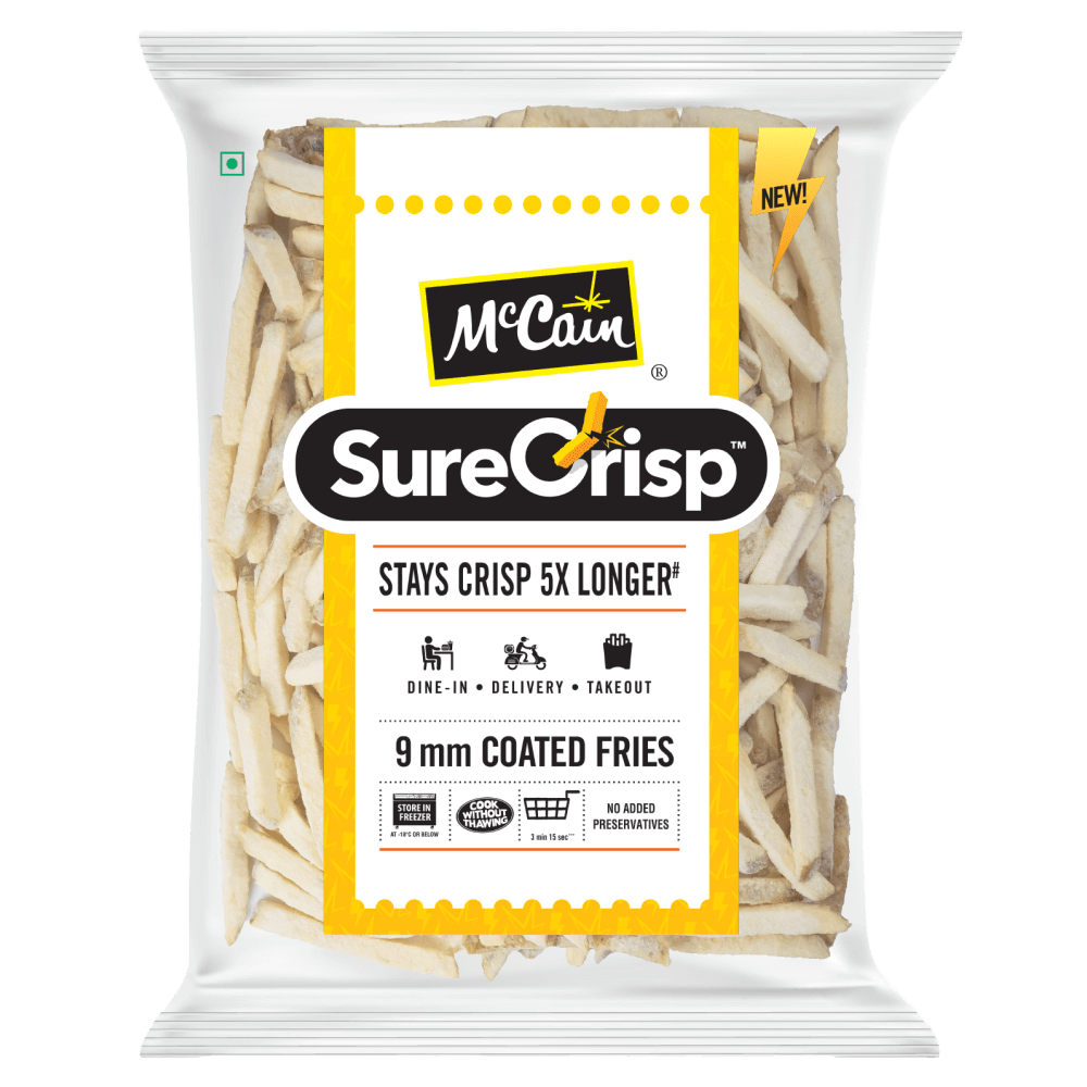 McCain - Sure Crisp French Fries - 9mm - 2.5 KG