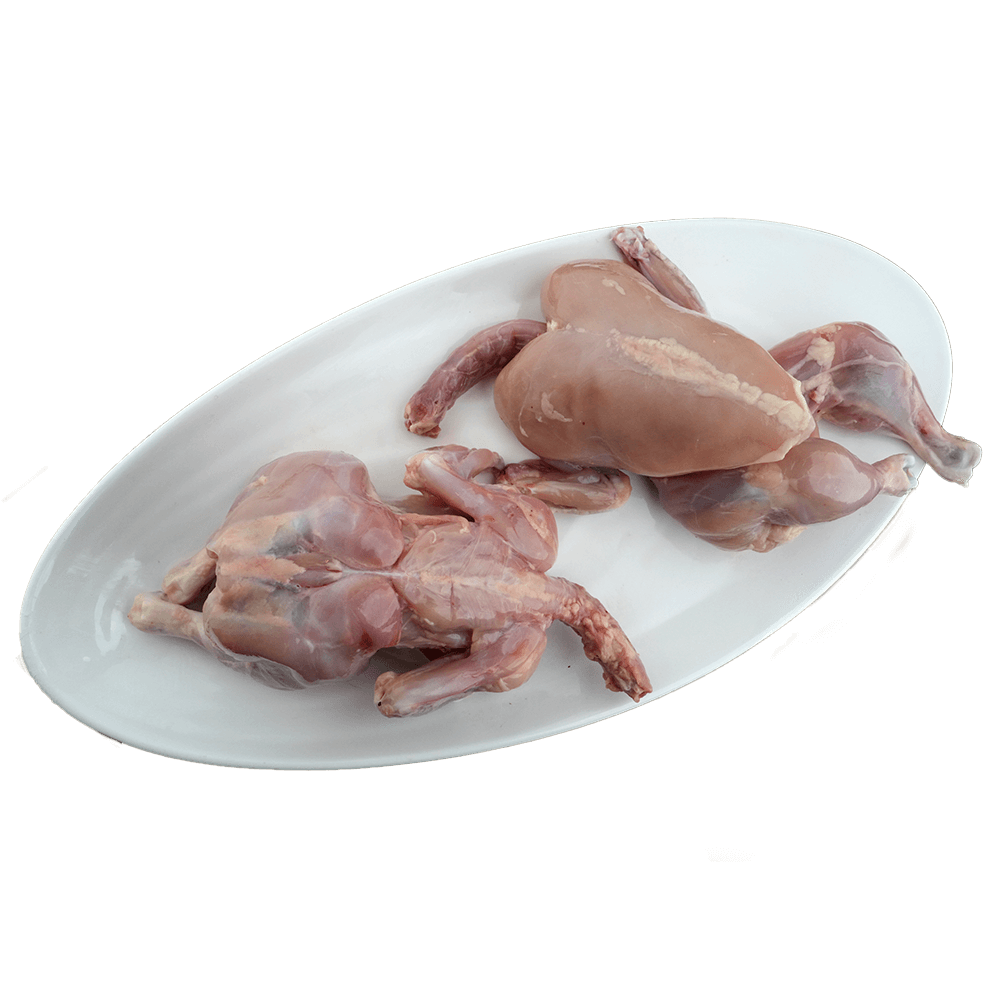 Fresh Chicken Whole Skinless (900 - 1100 gm/pc), 5 Pc/Pack