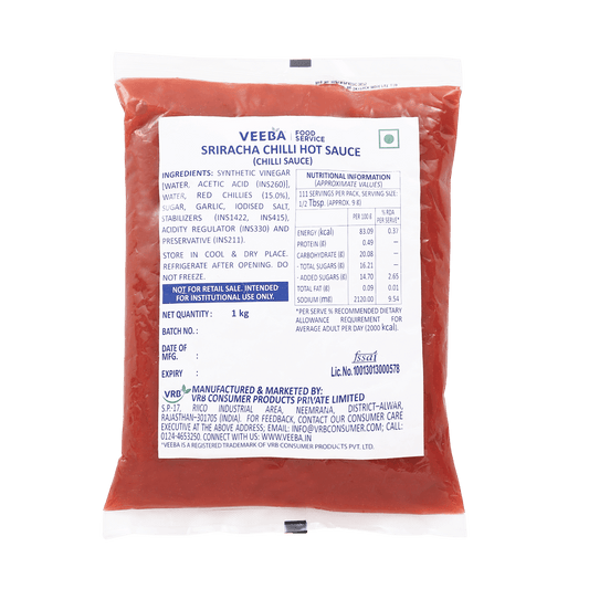Veeba - Sriracha Chilli Hot Sauce - 1 KG
